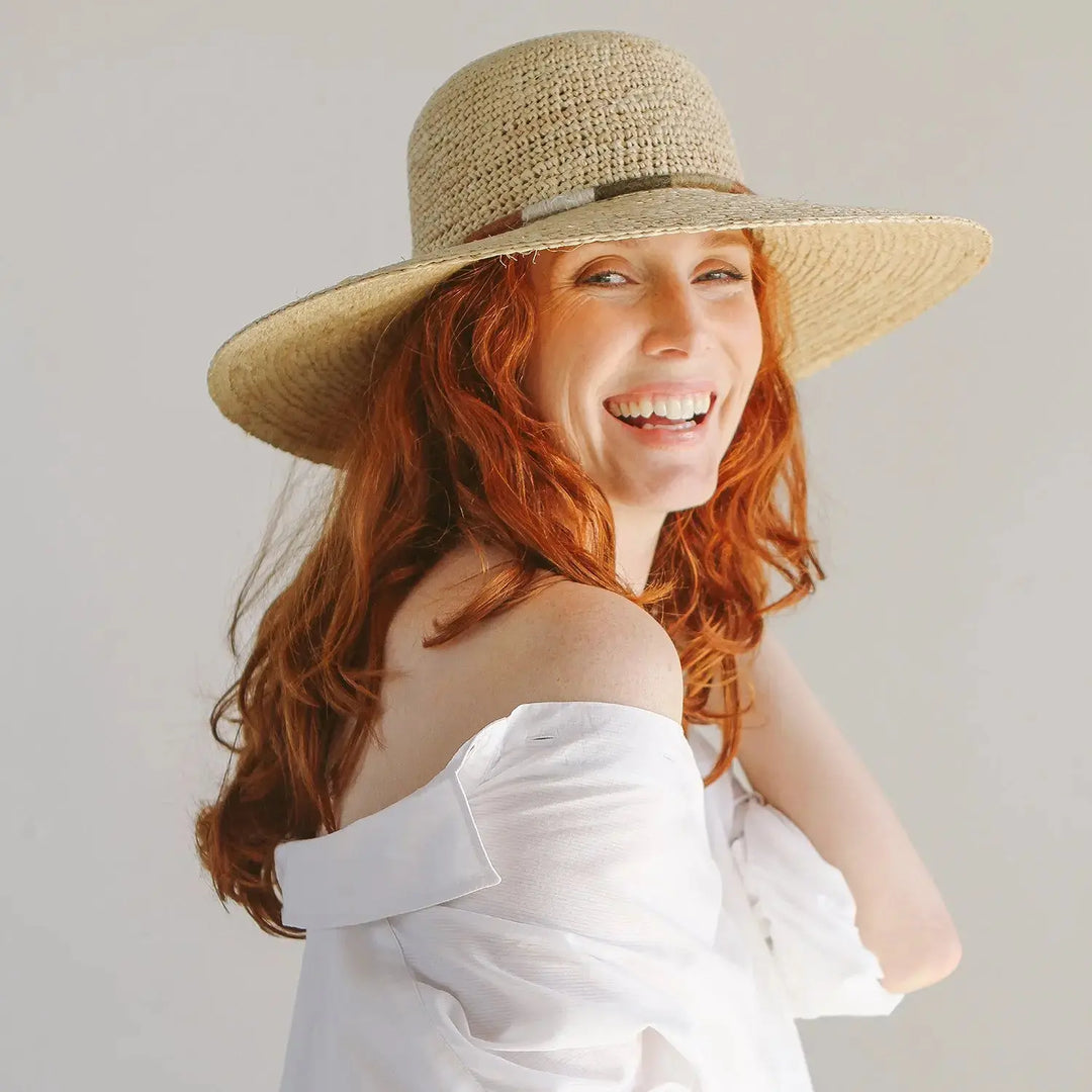 Mia Raffia Capeline Sonnenhut Natur