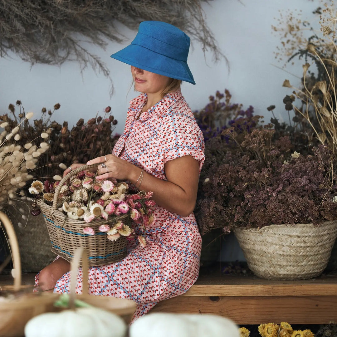 360FIVE Everyday Hat – Pilea Baumwoll-Eimer-Sonnenhut für die Gartenarbeit