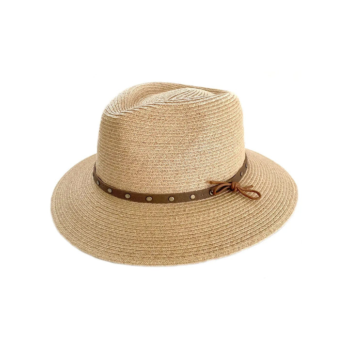 Savannah Fedora - Raffia UV Sun Hat House of Ord - Cape Town - M/L: 58 cm / Natural