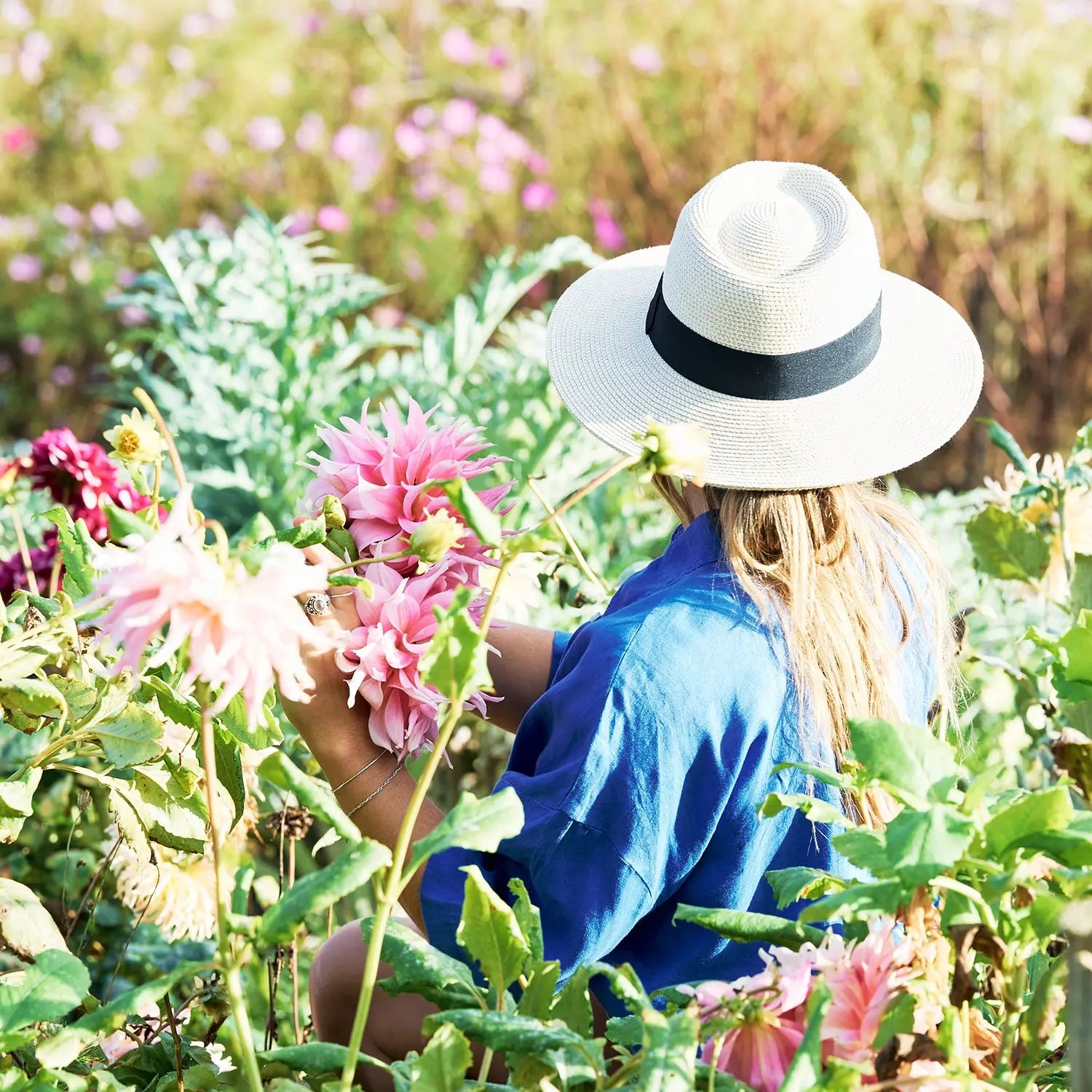 360FIVE Everyday Hat – Yucca Fedora Elfenbein Sonnenhut für Gartenarbeit