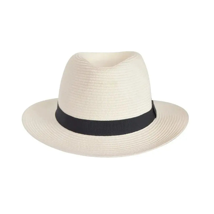Pana-Mate Fedora M-L: 58 cm / Elfenbeinfarbener Sonnenhut
